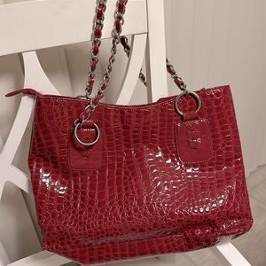 RED HANDBAG